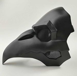 Crow Reaper Nevermore Skin Black Masks Reaper чума врач маска птиц с длинным носом панк ворона ретро Rock Cool OW PVC Punk Mask4749951