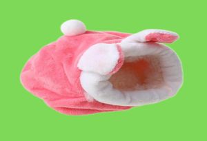 Симпатичная мультипликационная мышь кровать морской свиньи для спального дома для спального дома теплый хомяк котенок гнездо мягкие мини -маленькие животные спальни животные принадлежности1380405