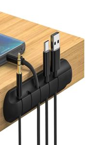 Kablo Tutucu Silikon Kablolar Organizatör USB DiamondPainting Winder Masaüstü Düzenli Yönetim Klipleri Fare Klavyesi Earphon5470135