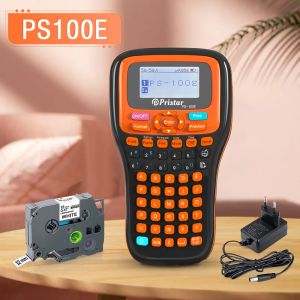 Yazıcılar PS100E Etiket Yazıcı Taşınabilir Otomatik Kesme etiket Makinesi Kardeş P Touch Etiket Maker TZE231 FX231 HSE231 Etiket