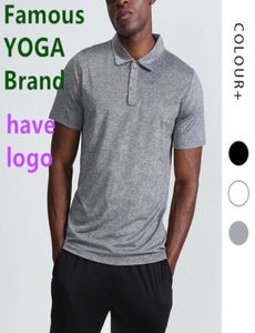 Kaliteli lycra fiber canana marka yoga kıyafetleri logoya sahiptir Nefes alabilen Men039s Tees Man039s Polos Joggings Sports F6773608