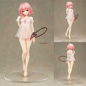 Eylem Oyuncak Figürleri Yeni Japon Anime Şekil 24cm Momo Belia Deviluke Pijama PVC Eylem Figürü Oyuncak Yetişkin Koleksiyonu Kutu Dolu Bebek Hediyesi