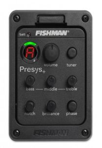 Fishman Pickups Presys 201 Preamp EQ Tuner Piezo Pikap Ekolayzer Sistemi Akustik Gitar Pickup3159014