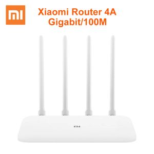 Trimmers Xiaomi Mi Router 4A Gigabit Version 2.4GHz 5GHz WiFi 1167Mbit / s WiFi Repeater 128MB DDR3 High Gain 4 Antennas Network Extender
