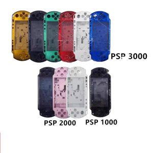 Aksesuarlar PSP 1000 2000 3000 Oyun Konsolu Konut Kılıfı Kapak Düğmeleri ile Yüz Plakası