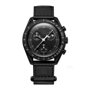Swatch Watch Fashion Planet Moon Omegas Watch Mens Top Luxury Brand водонепроницаемые спортивные наручные часы хронограф кожаные кварцевые часы