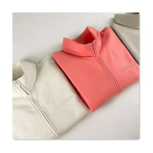 Klasik Mens Hoodie Erkekler Tasarımcı Hoodie Ceket Yüksek Kaliteli Yakup Yaka Mektubu Fermuar Saf Pamuklu Kadın Hoodie Çok Yönlü Günlük Gevşek Sevgililer Hoodie Ceket