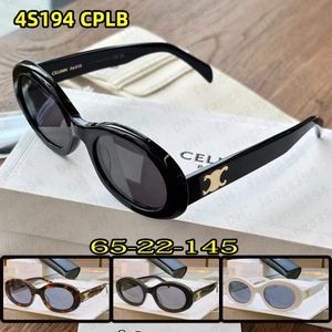 Moda lüks tasarımcı celinr güneş gözlüğü üçlü güneş gözlükleri kadın beyaz oval güneş gözlüğü Cl 40194 U Zonnebril Lunettes de soleil gafas gozluk polarize gözlük