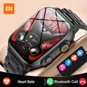 Смотреть Xiaomi Mijia 2023 Мужские и женские сериалы Super Smart Watch Amoled Smart Watch Sports Fitness Tracker Bluetooth Call