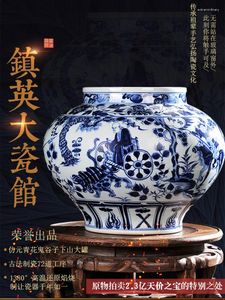 Вазы Джингджэнь Керамическая ваза антикварная ручная ручная ручная ручная