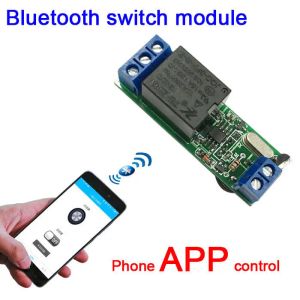 Aksesuarlar DYKB DC 12V Android Bluetooth Kapı Kilidi Erişim Kontrolü Telefon Uygulama Anahtarı Röle Modülü Jog Selflock Fonksiyonu