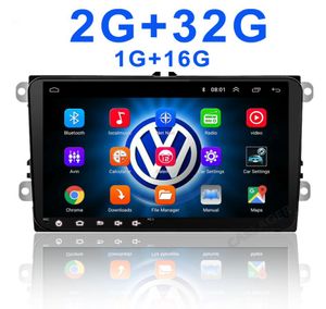 VW için Android 2din // Golf/Polo/Tiguan/Passat/B7/B6/Leon/Skoda/Octavia Araba Radyosu GPS 2 DIN CAR Multimedya Oyuncu