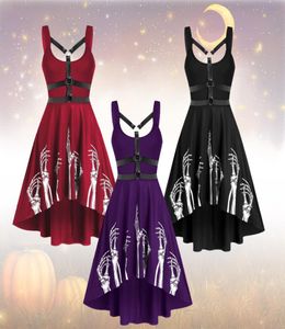 New Womne plus size ombro frio ombro de borboletas de manga Lace Up Gothic Style Halloween Dress Dress Women Mulheres Costumo de gravata borboleta6683203