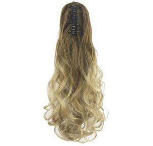 Синтетические парики SOOWEE Curly Brown Ombre Claw Hail Hair Long Clip в парикмахере