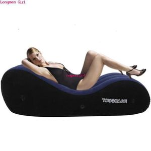 Мебель для лагеря надувной диван -кровать матрас секс -подушка с длинной подушкой для паров для отдыха на открытом воздухе Sun Lounger9914643