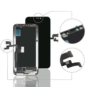 LCD -skärm för iPhone X 6 6S 7 8 5 5S plus Pantalla för iPhone XR XS Max 3D AAAA Digitizer Assembly