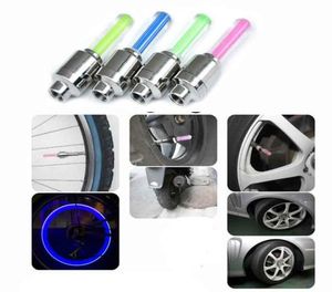2PCS Motion ativado LED LED Bike Car Motorcycle Pneus Valves Wheel Light Color9849140