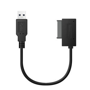 Адаптерный кабель для ноутбука CD/DVD ROM Slimline Drive USB 30 к мини -SATA 7+6 13PIN преобразователь, совместимый с ноутбуками 2024