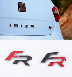 Стейль автомобиля высококачественная наклейка на бейдж FR для сиденья Леон FR Cupra Ibiza Seat Cordoba Altea Mk Exeo Formula Car Accessories7810744