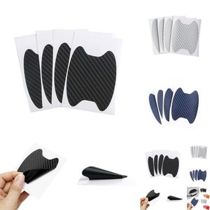 Yeni 4pcs/Set Araba Tutucu Koruma Film Kapı Çıkartması Çıkarmalar Dirençli Kapak Dış Aksesuar Dekor Araba Çıkartmaları