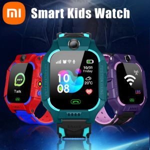 Pulseiras Xiaomi Kids Smart Watch Kid Atividade Assista Crianças GPS SOS SIM SIM Rastreador de cartão Localização Criança assistir para iOS Android