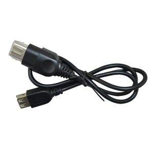 Kablolar 10pcs Çok USB USB Tip A dişi Xbox Denetleyici Dönüştürücü için PC için Xbox Birinci Nesil Konsolu için USB adaptör kablosu