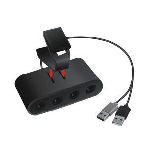 Kablolar 10pcs 3in 1 4 bağlantı noktası Player, Wiiu için GameCube Denetleyici Adaptörü için NS veya PC Tutucu Birleştirilmiş Dönüştürücü Adaptör