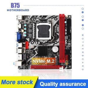 Материнские платы B75 MS Motherboard Itx LGA 1155 Поддержка Core I5 I7 Процесс 16 ГБ памяти Placa Mae DDR3 Mini ITX Манисто