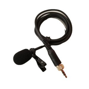 Mikrofonlar 3.5mm Kablosuz Lavalier Mikrofon Kamera Klipsi Yaka Mikrofonu Utxb03 Utxb2 Sony D11 Siyah Kablo 1m
