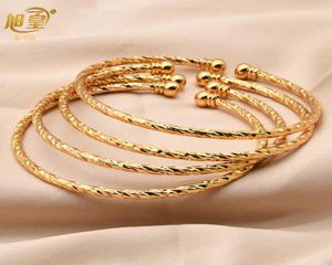 Moda 24K Altın Bilezik Bileklik Kadınlar İçin Ayarlanabilir Lüks Bilezikler Türk Hint S Dubai Jewelry2556158