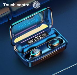 Yeni F95C Touch 50 Kablosuz Bluetooth Kulaklık İkiar Hareketli Mini Ultrasal Gizli Kulaklıklar Evrensel Su Geçirmez Mikro Pair5581716