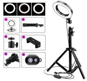 Iriodimble Cring Led Lamp Studio Camera Light Light Po Phone Video Light Lamp с штативами Selfie Stick Fill80190367853564