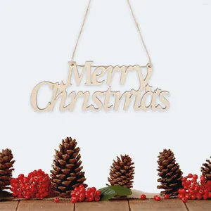 Декоративные фигурки рождественские деревянные знаки деревянные веселые висящие знаки буквы настенный декор diy block слова