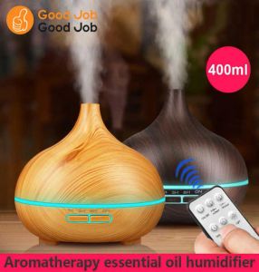 Luftbefeuchter Aroma ätherisches Öl Diffusor Luftbefeuchter Fernbedienung Xiomi mit Holzkorn für Bürohaus 2107094017131