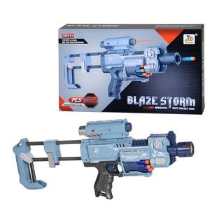 Gun Toys Tisnerf Childrens Electric Soft Bullet Plastic Toy Gun Set для Neuro Dart Toy Summarine Pun Delect Dart Blaster Детская игрушка YQ2404130NTH