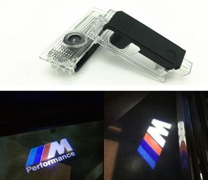 2pcs/lot LED araba kapısı izniyle lazer projektör m performans logosu, e39 x5 e53 528i e52 m araba stilling2251120 için hayalet gölge ışık