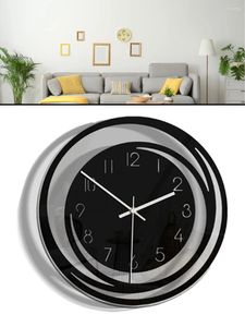 Orologi da parete non ticchettio silenzioso acrilico moderno clock batteria gestita casa soggiorno decorazione riscaldamento regalo per le vacanze