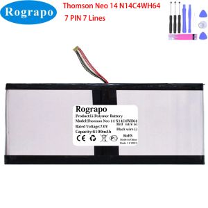 Батареи Новый 7,6 В 6100 мАч Thomson Neo 14 N14C4WH64 WTL 45100130P Ноутбук батарея ноутбука 7 -контакт 7 Проводка.