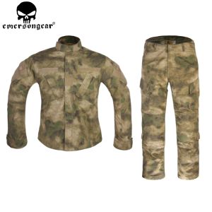 Pantolon Emersear Ordusu BDU Taktik Üniforma Gömlek Pantolon Askeri Kamuflaj Giyim Av Kıyafet ATFG EM6923