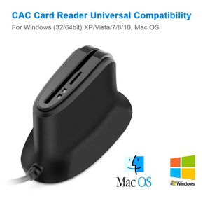 2024 Rocketek ISO 7816 USB 2.0 Sim Smart Universal ID -kortplats Läsare för bankkort ATM IC/ID CAC TF CardReaders Adapter Memory Card för