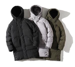 Мужские куртки высококачественные пустые пуховые куртки с длинным рукавом плюс размер черный пальто 8xl Зима густая теплая холодная погода 2209308081566