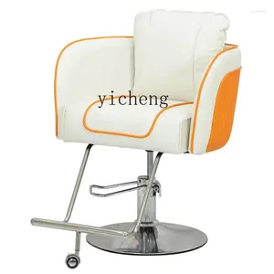 Dekoratif figürinler zc ayarlanabilir saç kesme sandalyesi berber kuaför güzelliği