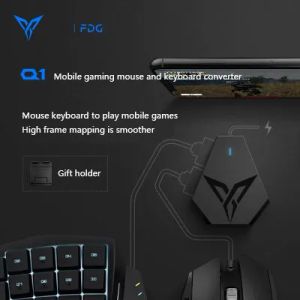 GamePads Flydigi Q1 Pubg Мобильная игра клавиатура Клавиатура мыши вспомогательная игра -контроллер беспроводной подключение Bluetooth Android/IOS