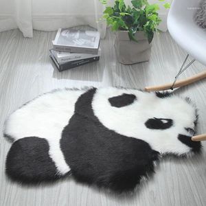 Ковры прекрасный мягкий гладкий коврик для панды против скольжения водонепроницаемые коврики для спальни на пол