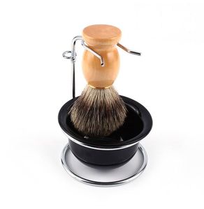 Meicoly Men Shave Kit Долговечный дизайн красавицы Blash Brush Soap Desment Держатель Портативный бритья бритва борода чистая бритва набор 3P1753422