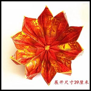 Flores decorativas Suprimentos de sacrifício Wangwang Golden Lotus Tumba Varreto Aniversário