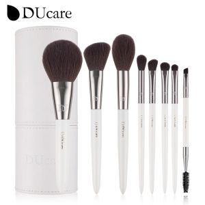 Тень Ducare Pearl White Makeup Brushs Set 8pcs Beauty Tool Found