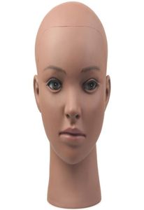 Afrika Siyah Kafa PVC Manken Kafa Uygulama Modeli Kelepçe Wigs Hat Display6970828