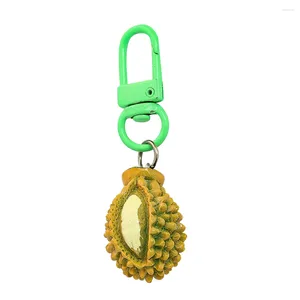 Украшение партии ПВХ моделирование Durian Mini Toys Creative Model Pendant Baychain Personality Props Bags Сочиненные телефона аксессуары
