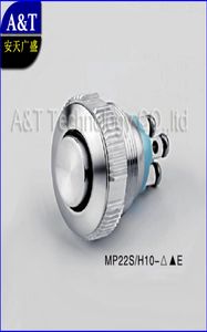 CMP 22mm Metal Anti Vandal Anahtar Su Geçirmez Kapı Zil Pushbutton Vidalı Terminal 12v24V220V Mavi LED Melek Göz Aydınlatılmış Push B4324577